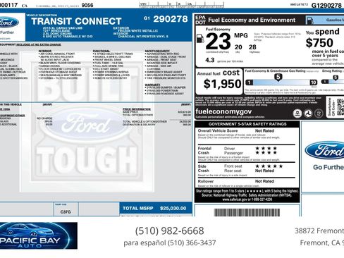 Used 2016 Ford Transit Connect XL FWD image 32
