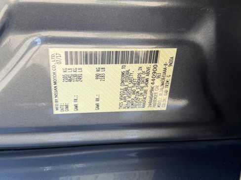 Used 2017 Nissan Maxima 3.5 SV FWD image 36