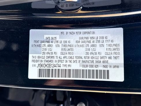 Certified 2025 MAZDA CX-90 3.3 Turbo S w/ Premium Package image 24