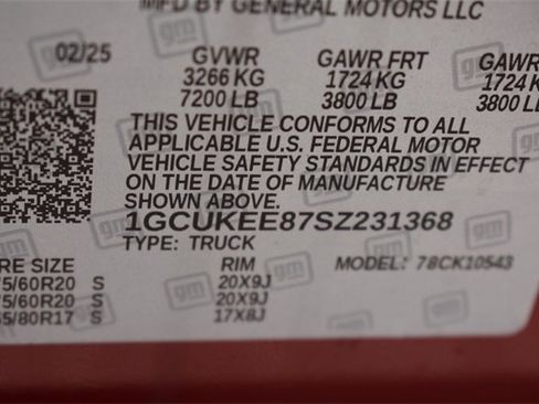 Certified 2025 Chevrolet Silverado 1500 RST w/ All Star Edition Plus image 37