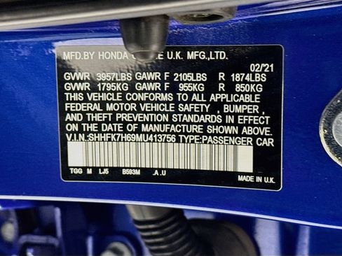 Used 2021 Honda Civic EX image 35