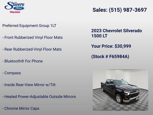 Used 2023 Chevrolet Silverado 1500 LT AWD/4WD image 16