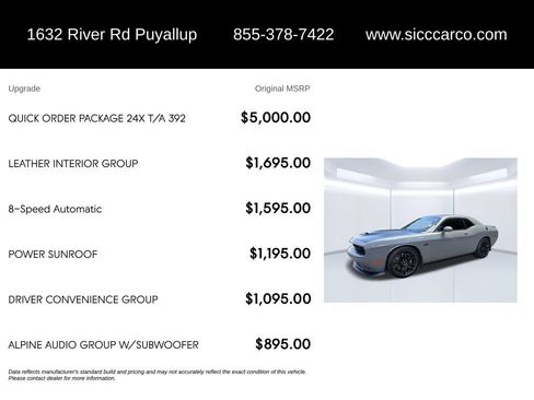 Used 2018 Dodge Challenger T/A RWD image 5