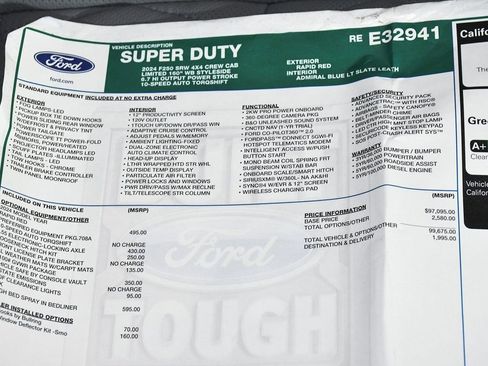 Used 2024 Ford F250 Limited image 84