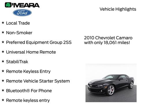 Used 2010 Chevrolet Camaro SS RWD image 7