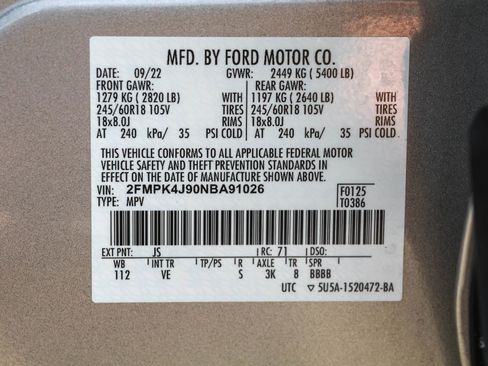 Used 2022 Ford Edge SEL image 49