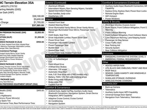 New 2026 GMC Terrain Elevation w/ Elevation Premium Package image 44
