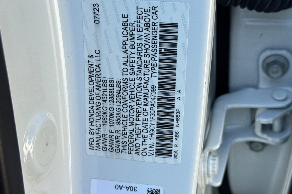 Certified 2023 Honda Accord EX image 33