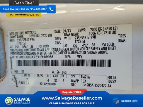 Used 2014 Ford Escape SE FWD image 17