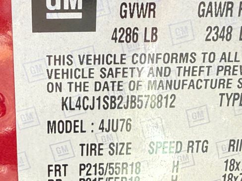 Used 2018 Buick Encore Sport Touring image 30