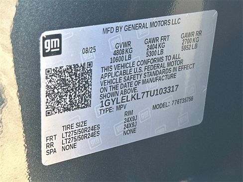 New 2026 Cadillac Escalade IQL Sport 1 w/ LPO, ONYX Package image 18