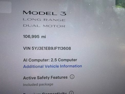 Used 2018 Tesla Model 3 Long Range AWD/4WD image 5