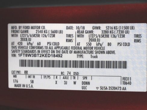 Used 2019 Ford F350 Lariat w/ Lariat Ultimate Package image 61