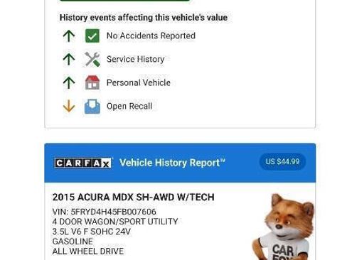 Used 2015 Acura MDX SH-AWD w/ Technology Package image 31