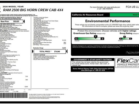 Used 2026 RAM 2500 Big Horn image 4
