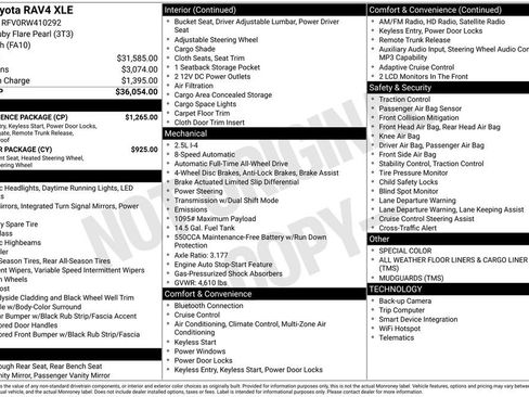 Used 2024 Toyota RAV4 XLE w/ Convenience Package AWD/4WD image 12