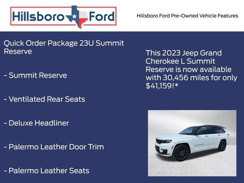Used 2023 Jeep Grand Cherokee L Summit AWD/4WD image 3