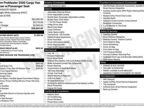 New 2026 RAM ProMaster 2500 w/ Cold Weather Group FWD image 8