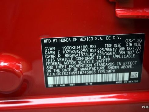 New 2026 Honda HR-V Sport image 19