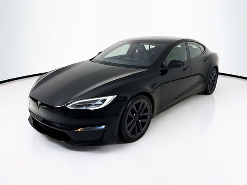 Used 2021 Tesla Model S Plaid AWD/4WD image 3