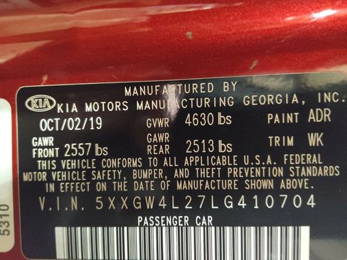 Used 2020 Kia Optima SX FWD image 33