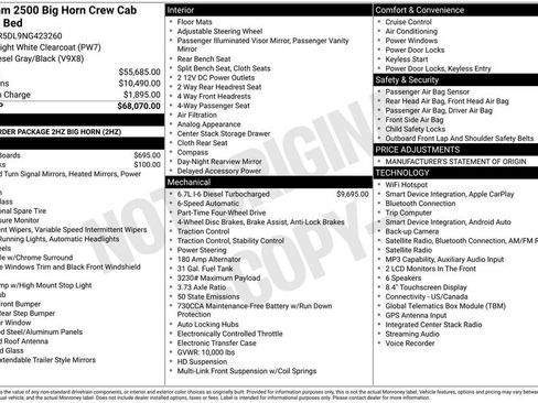 Used 2022 RAM 2500 Big Horn AWD/4WD image 6
