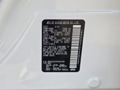 Used 2023 INFINITI QX80 Premium Select w/ Cargo Package image 34