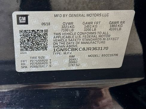 Used 2018 Chevrolet Tahoe LT RWD image 37