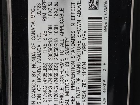 Certified 2023 Honda CR-V EX-L image 33