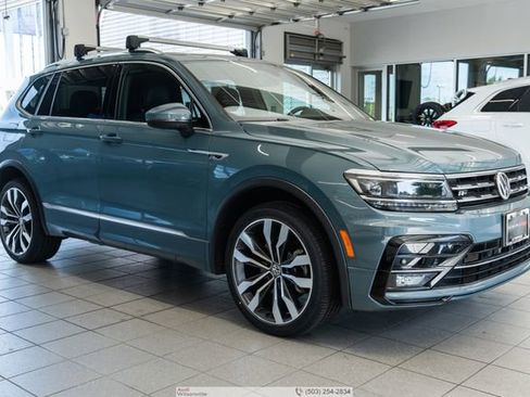Used 2021 Volkswagen Tiguan SEL Premium R-Line w/ 3rd Row Seat Package AWD/4WD image 1