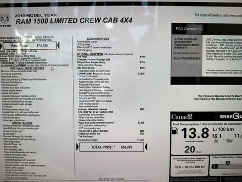 Used 2019 RAM 1500 Limited AWD/4WD image 24