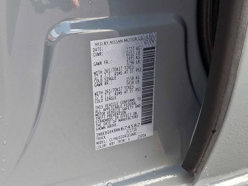 Used 2024 Nissan Frontier PRO-4X w/ Pro Convenience Package image 27