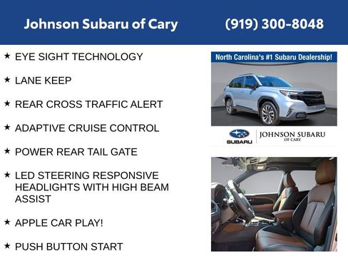 Certified 2026 Subaru Forester Touring AWD/4WD image 12
