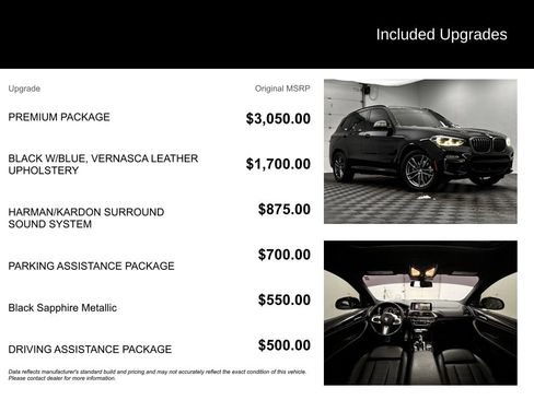 Used 2019 BMW X3 M40i w/ Premium Package image 3