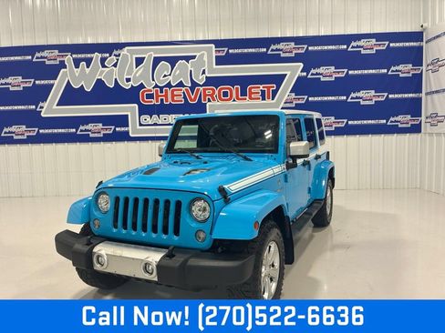 Used 2017 Jeep Wrangler Unlimited Sahara w/ Quick Order Package 24E Chief AWD/4WD image 1