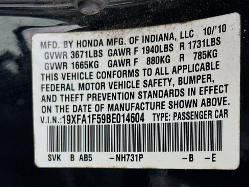 Used 2011 Honda Civic LX image 12