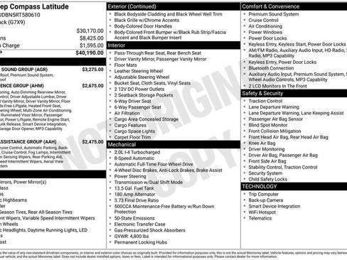 Used 2024 Jeep Compass Latitude w/ Sun and Sound Group AWD/4WD image 2