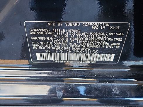 Certified 2023 Subaru Crosstrek 2.0i Premium image 7