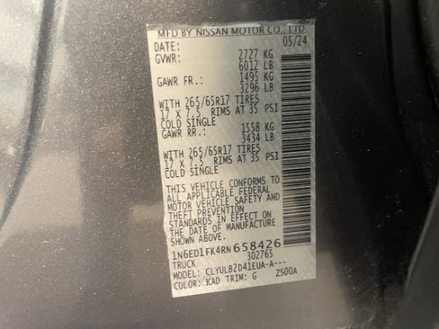 Used 2024 Nissan Frontier SV w/ Technology Package image 15