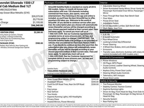 Used 2016 Chevrolet Silverado 1500 LT w/ All Star Edition image 6