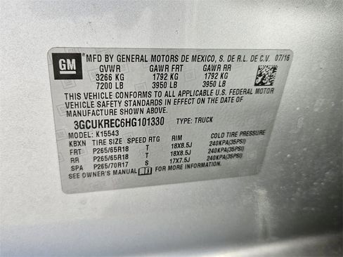 Used 2017 Chevrolet Silverado 1500 LT w/ All Star Edition image 16