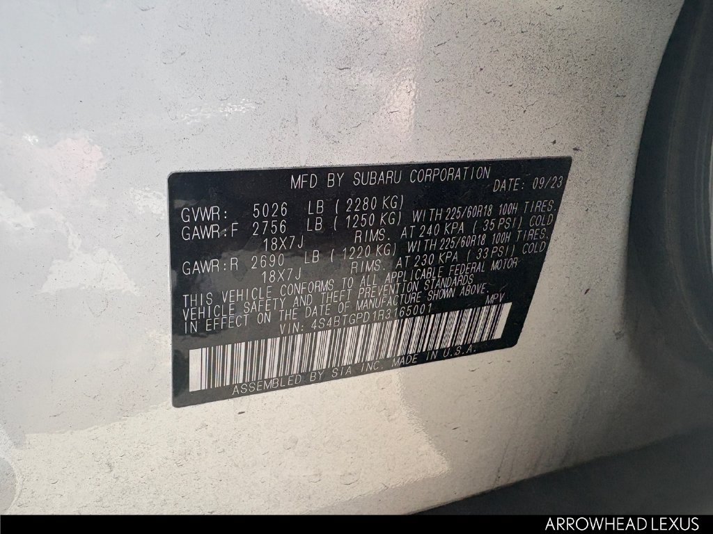Used 2024 Subaru Outback Touring XT AWD/4WD image 14
