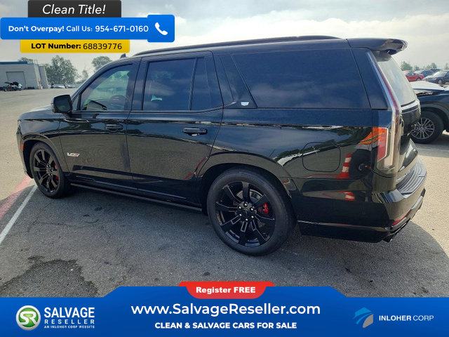 Used 2023 Cadillac Escalade V w/ Heavy-Duty Trailer Package AWD/4WD image 3