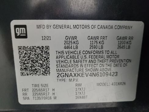 Used 2022 Chevrolet Equinox LT FWD image 33