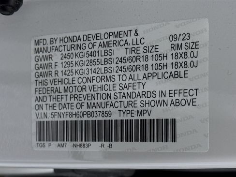Certified 2023 Honda Passport TrailSport image 32
