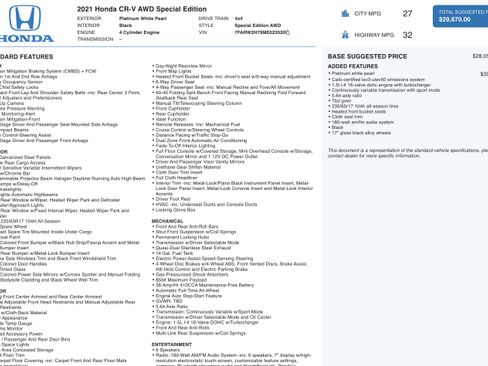 Used 2021 Honda CR-V Special Edition image 7