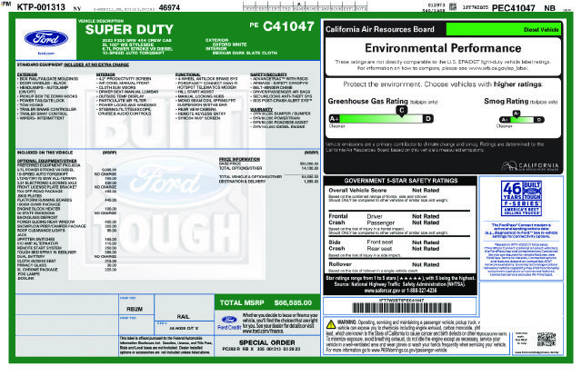 Used 2023 Ford F250 XL w/ FX4 Off-Road Package AWD/4WD image 2