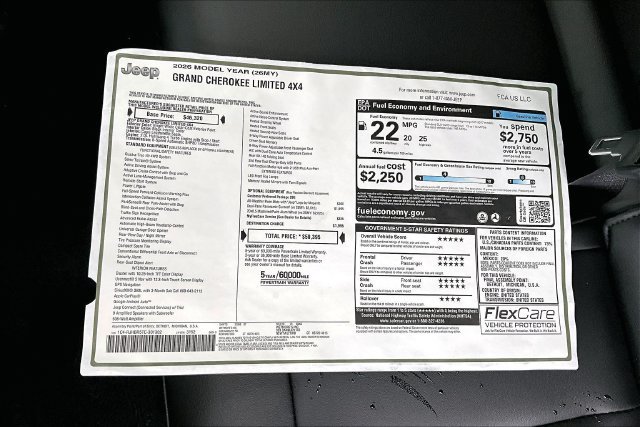 New 2026 Jeep Grand Cherokee Limited AWD/4WD image 14