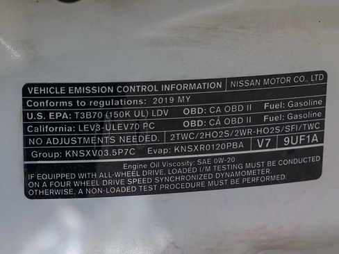 Used 2019 Nissan Murano SV w/ Cargo Package FWD image 32