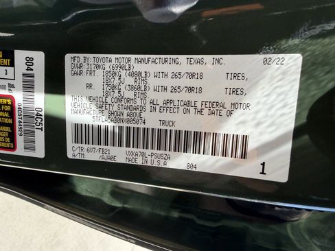 Used 2022 Toyota Tundra SR5 w/ Convenience Package RWD image 43